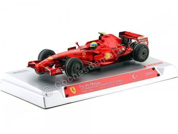 2008 Ferrari F2008 "Felipe Massa" Turkish GP 1:18 Hot Wheels Elite M0550 Cochesdemetal 1 - Coches de Metal 