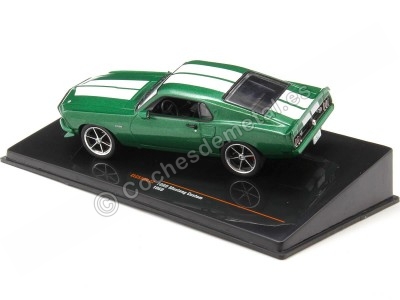 Cochesdemetal.es 1969 Ford Mustang Fastback Custom Verde Metalizado/Blanco 1:43 IXO Models CLC530N.22 2