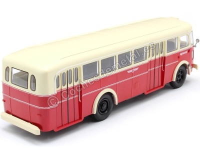 Cochesdemetal.es 1965 Ikarus 60 Transporte Urbano de Cottbus Rojo/Crema 1:43 Premium ClassiXXs PCL47190 2