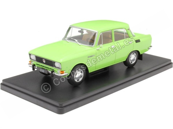 Cochesdemetal.es 1975 Moskwitsch 2140 Verde Claro 1:24 WhiteBox 124203