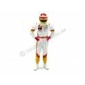 Cochesdemetal.es 2009 Figure Fernando Alonso Pilot F1 Equip Renault 1:43 CARTRIX CT077