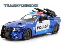 2017 Ford Mustang  Barricade Police Car in Nice Transformers 5 1:24 Jada Toys 98400