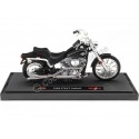 Cochesdememetal.es 1984 Harley-Davidson FXST Softail Negro Mate 1:18 Food 21914