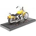 Cochesdemetal.es 2001 Harley-Davidson fxdwg dyna large glide amarilla 1:18 MAISTO 19139