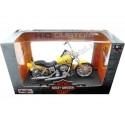 Cochesdemetal.es 2001 Harley-Davidson fxdwg dyna large glide amarilla 1:18 MAISTO 19139