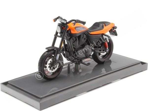 Cochesdemetal.es 2011 Harley-Davidson XS 1200X Naranja 1:18 Maisto 21904