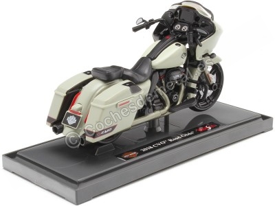 Cochesdemetal.es 2018 Harley-Davidson CVO Road Glide Gris Claro/Negro 1:18 Maisto 20110 2