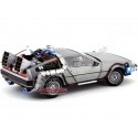 Cochesdemetal.es 1989 Delorean DMC 12 + Hover Board "Regreso Al Futuro II" 1:18 Hot Wheels Elite BCJ97