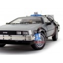 Cochesdemetal.es 1989 Delorean DMC 12 + Hover Board "Regreso Al Futuro II" 1:18 Hot Wheels Elite BCJ97