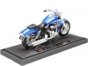 Cochesdemetal.es 2009 Harley-Davidson FXDFSE CVO Fat Bob Azul Metalizado 1:18 Maisto 21905