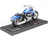 Cochesdemetal.es 2009 Harley-Davidson FXDFSE CVO FAT Bob Blue Metalized 1:18 Moreo 21905