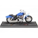 Cochesdemetal.es 2009 Harley-Davidson FXDFSE CVO FAT Bob Blue Metalized 1:18 Moreo 21905