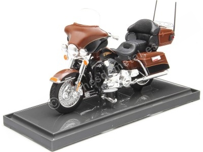 Cochesdemetal.es 2013 Harley-Davidson FLHTK Electra Glide Ultra Marrón Mate 1:18 Maisto 21912