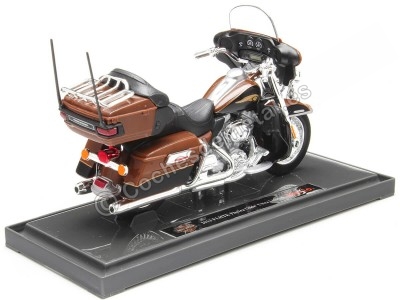 Cochesdemetal.es 2013 Harley-Davidson FLHTK Electra Glide Ultra Marrón Mate 1:18 Maisto 21912 2