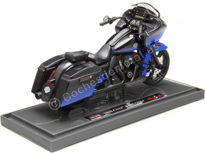 Cochesdemetal.es 2018 Harley-Davidson CVO Road Glide Azul/Negro 1:18 Maisto 19136 2