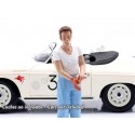 Cochesdemetal.es 1956 Figura de Resina James Dean para Porsche 356A Spyder 1:12 KK-Scale KKFIG004