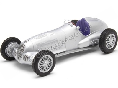 Cochesdemetal.es 1937 Mercedes-Benz W125 Flecha de Plata Versión Calle Plateado 1:24 Welly 24109