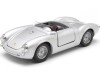 Cochesdemetal.es 1955 Porsche 550 Spyder "Pequeño Bastardo - James Dean" Plateado 1:24 Welly 24113