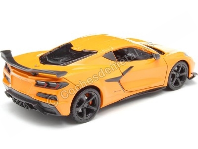 Cochesdemetal.es 2023 Chevrolet Corvette C8 Z06 Naranja 1:24 Welly 24120 2