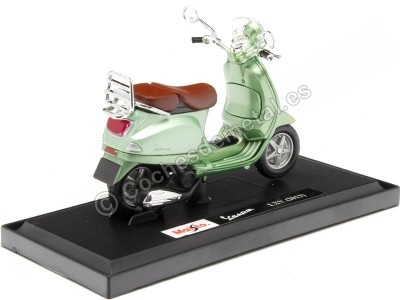 Cochesdemetal.es 2013 Vespa LXV Verde Metalizado 1:18 Maisto 34540-19 2