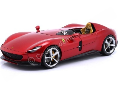 Cochesdemetal.es 2019 Ferrari Monza SP1 Barchetta Monoposto Rojo Cereza 1:18 Bburago Signature Series 16909