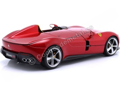 Cochesdemetal.es 2019 Ferrari Monza SP1 Barchetta Monoposto Rojo Cereza 1:18 Bburago Signature Series 16909 2