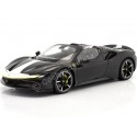 Cochesdemetal.es 2021 Ferrari SF90 Spider Assetto Fiorano Negro/Blanco 1:18 Bburago 16910