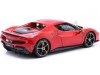 Cochesdemetal.es 2021 Ferrari 296 GTB hybride 830HP V6 ROJO 1:18 BBURAGO 16018