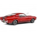 CARSDEMETAL.ES 1967 Ford Shelby Mustang GT500 Bourgogne rouge 1:18 Solino S1802909