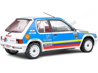 Cochesdemetal.es 1988 Peugeot 205 Rally Schwab Collection 1:18 Solido S1801716 2