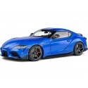 Cochesdemetal.es 2021 Toyota Supra GR Azul Metalizado Horizonte 1:18 Solido S1809003