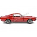 CARSDEMETAL.ES 1967 Ford Shelby Mustang GT500 Bourgogne rouge 1:18 Solino S1802909