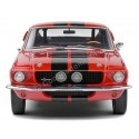 CARSDEMETAL.ES 1967 Ford Shelby Mustang GT500 Bourgogne rouge 1:18 Solino S1802909