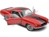 CARSDEMETAL.ES 1967 Ford Shelby Mustang GT500 Bourgogne rouge 1:18 Solino S1802909