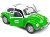 CARSDEMETAL.ES 1974 Volkswagen VW Beetle / Beetle 1300 Green / White Taxi 1:18 SOLIO S1800521