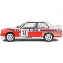 BMW M3 (E30) NO14 Deux "fine" blanc / rouge 1:18 solide S1