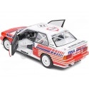 BMW M3 (E30) NO14 Deux "fine" blanc / rouge 1:18 solide S1