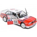 BMW M3 (E30) NO14 Deux "fine" blanc / rouge 1:18 solide S1