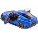 Cochesdememetal.es 2021 Toyota Supra GR Blue Metallized Horizon 1:18 Solid S1809003