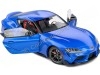 Cochesdememetal.es 2021 Toyota Supra GR Blue Metallized Horizon 1:18 Solid S1809003