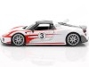 Cochesdemetal.es 2020 Porsche 918 Weissach Nº3 Blanco/Rojo 1:24 Bburago 18-28009