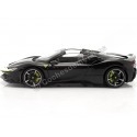 Cochesdemetal.es 2021 Ferrari SF90 Spider Square Fiorano Negro / Blanco 1:18 Bburago 16910