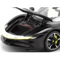 Cochesdemetal.es 2021 Ferrari SF90 Spider Square Fiorano Negro / Blanco 1:18 Bburago 16910