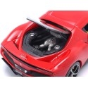 Cochesdemetal.es 2021 Ferrari 296 GTB hybride 830HP V6 ROJO 1:18 BBURAGO 16018