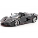 Cochesdemetal.es 2015 Ferrari F70 LaFerrari Aperta Negro 1:24 Bburago 18-26022