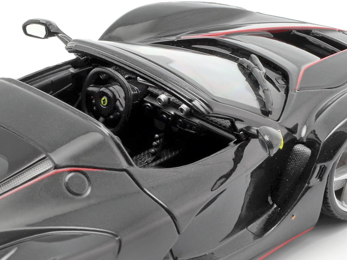 2015 Ferrari F70 LaFerrari Aperta Negro 1:24 Bburago 18-26022