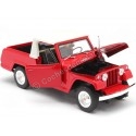 Cochesdemetal.es 1967 Jeep Jeepster Commando Station Wagon Pick-up Rojo / Blanco 1:24 Welly 24117