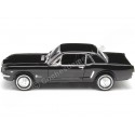 Cochesdemetal.es 1964 Ford Mustang 1/2 Coupe Negro 1:24 Welly 22451