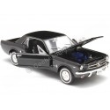 Cochesdemetal.es 1964 Ford Mustang 1/2 Coupe Negro 1:24 Welly 22451