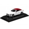 Cochesdemetal.es 2024 Mercedes-Benz CLE Convertible (A236) Blanco Opalo Brillante/Rojo 1:43 Dealer Edition B66960651